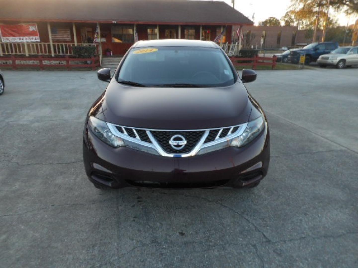 2014 BURGUNDY NISSAN MURANO S; SL (JN8AZ1MU9EW) , located at 1200 Cassat Avenue, Jacksonville, FL, 32205, (904) 695-1885, 30.302404, -81.731033 - Photo#0